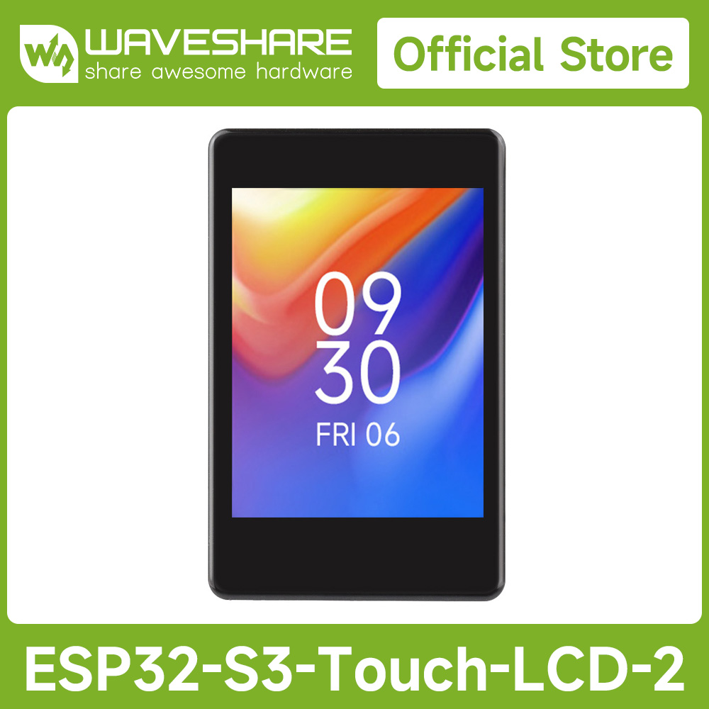 Lolin S3 - Waveshare-ESP32-S3静電容量式タッチディスプレイ開発ボード,240 × 320ピクセル,ipsパネル,32ビットlx7,ディスプレイ付きesp32