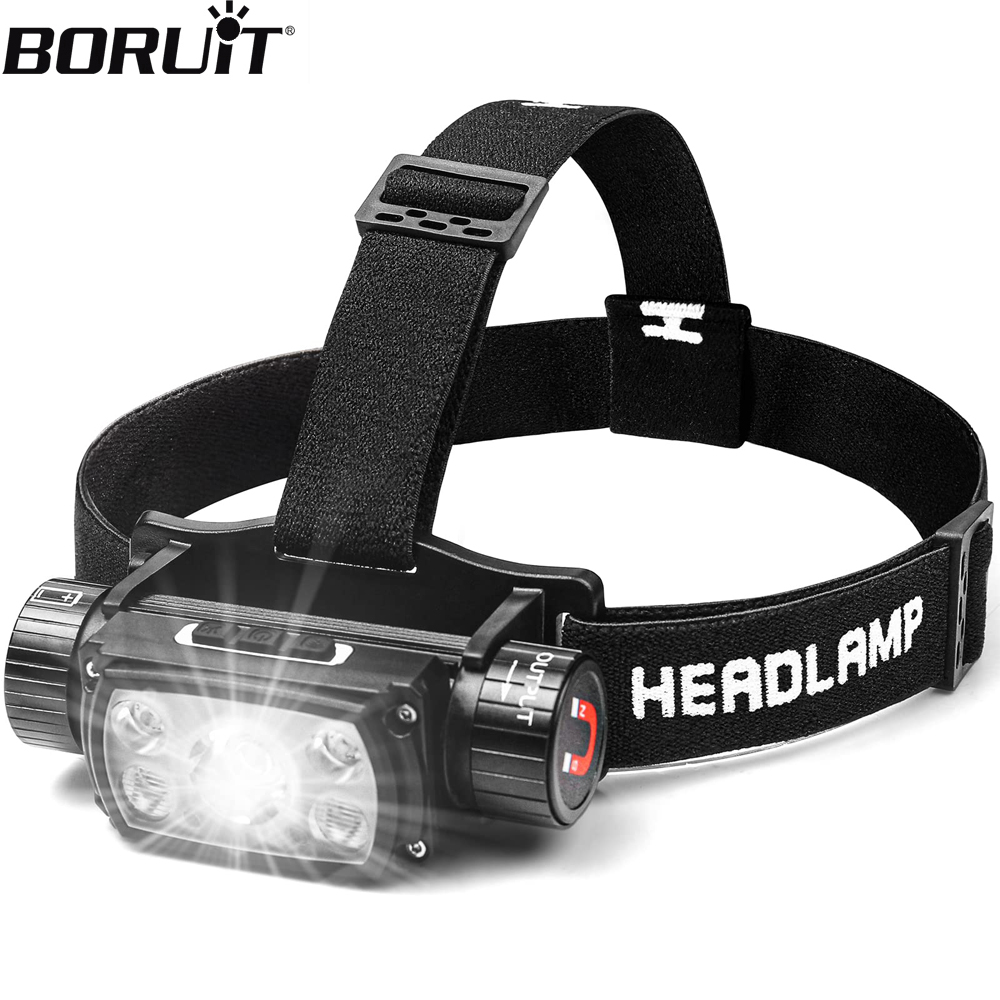 Lolin D32 - BORUiT XHP50 LED ヘッドランプ 2000LM XPG