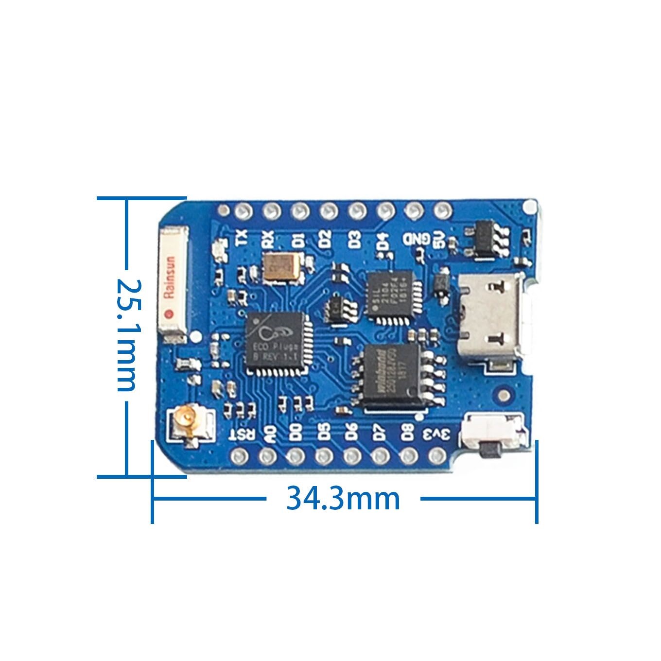 Wemos-外部アンテナコネクタ、Wi-Fi開発ボード、マイ - Wemos D1 Mini のレビューと価格