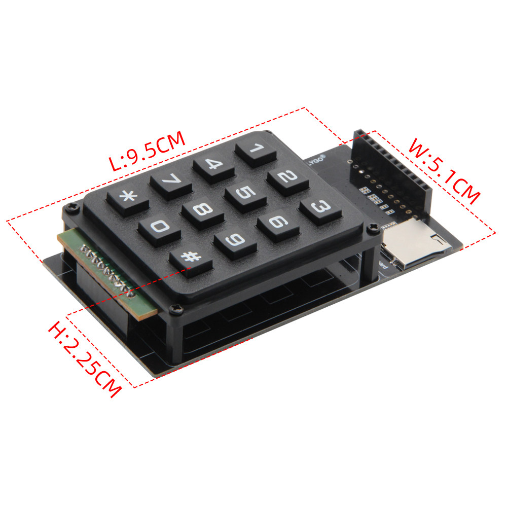 TTGO T-Display キーボード拡張ボード (LNU - Ttgo Tdisplay のレビューと価格