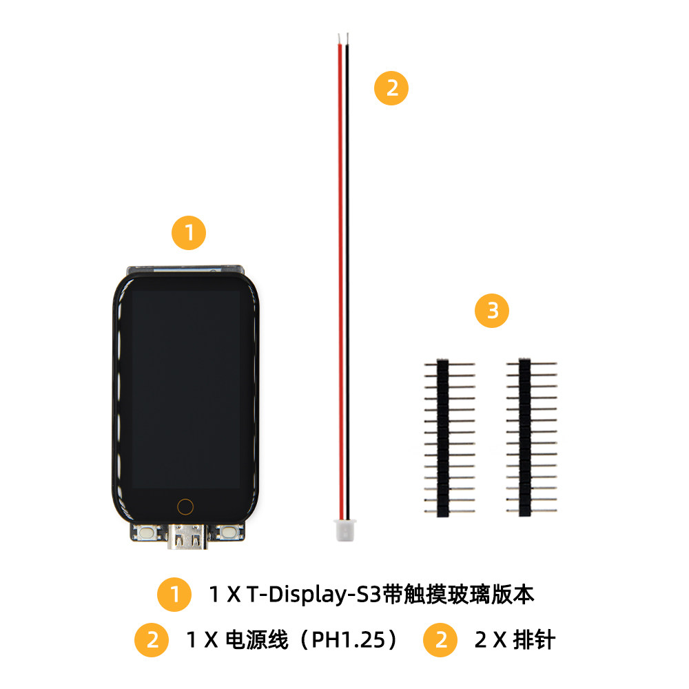 LILYGO T-Display-S3 1.9インチ ST7 - Lolin S3 のレビューと価格
