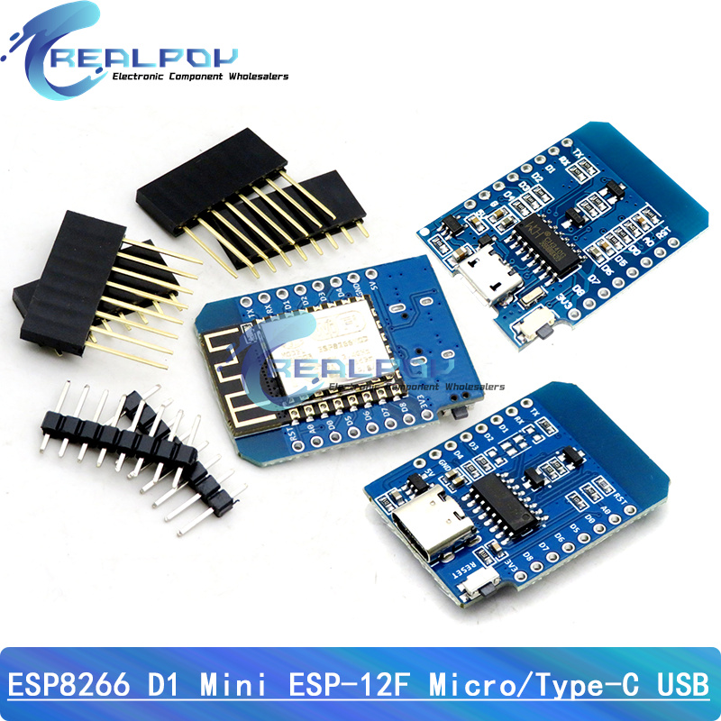 D1 ミニ TYPE-C / マイクロ ESP8266 ES - Nodemcuv2 のレビューと価格