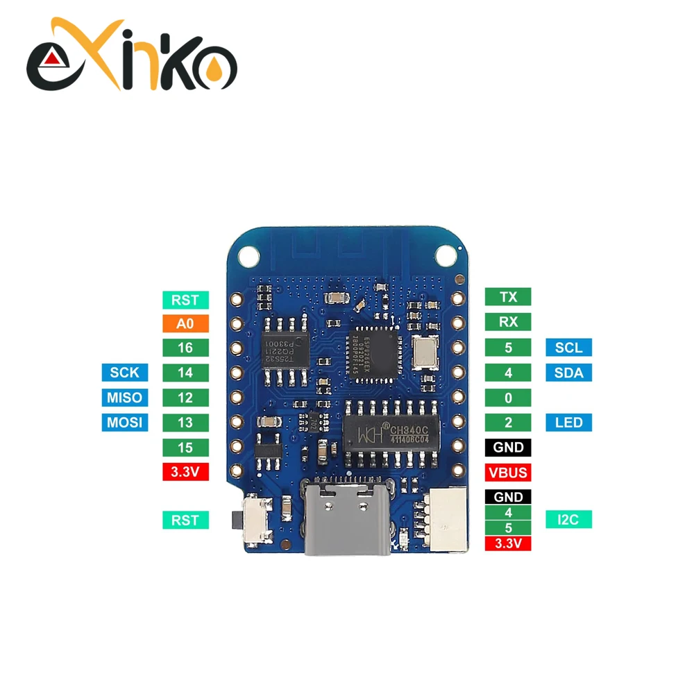 モノのインターネット開発ボード,wifi,nodemcu l - Wemos D1 Mini のレビューと価格